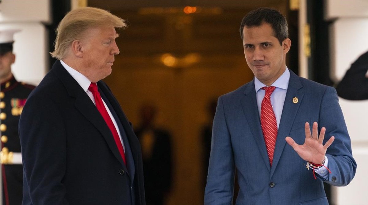 Trump y Guaidó, en la Casa Blanca.